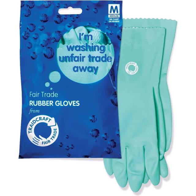 Traidcraft Rubber Household Gloves - Medium