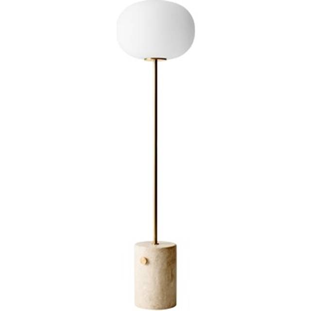 Audo Copenhagen JWDA golvlampa Marmor-bronserad mässing - Grå