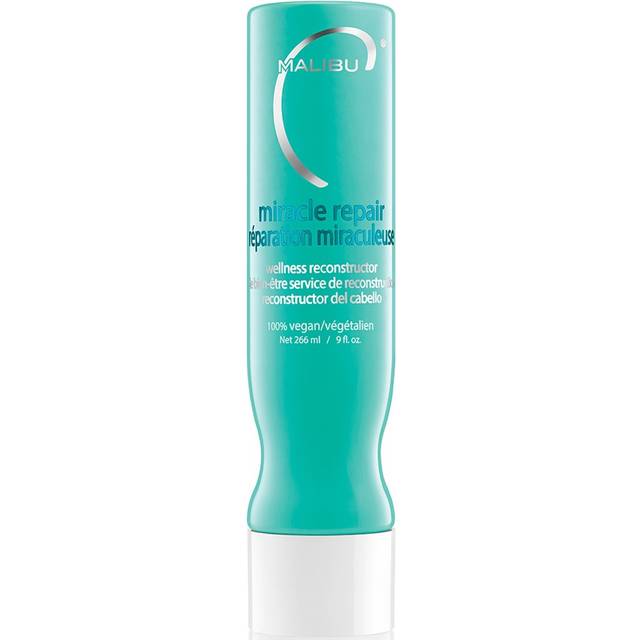 Malibu C Miracle Repair Hair Reconstructor (9 oz) - Nourishing Hair Repair Treatment for Weak, Damaged Strands - Flax Protein & Vitamin B5 for Hair St