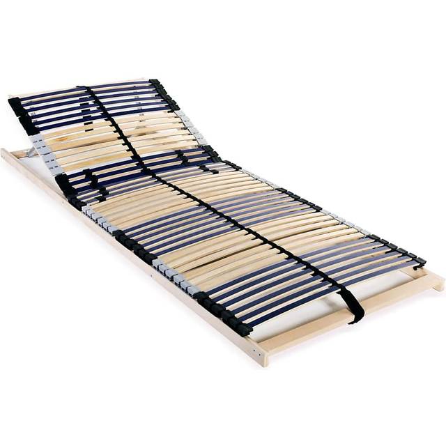 Ribbotten utan madrass med 42 ribbor 7 zoner 70x200 cm