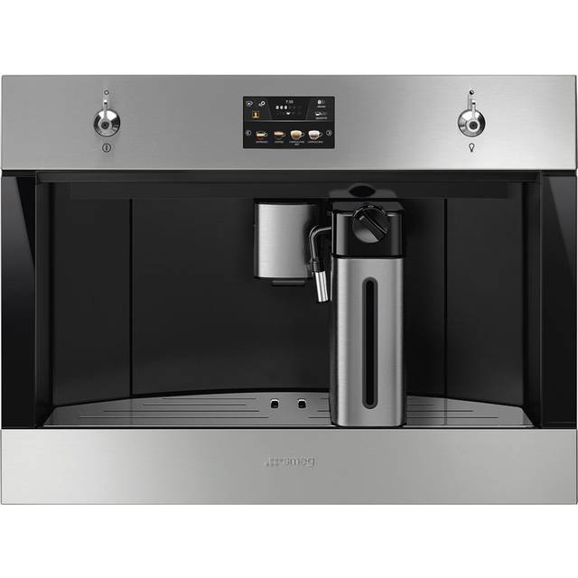 60 cm inbyggd kaffemaskin i rostfritt stål - Rostfritt stål