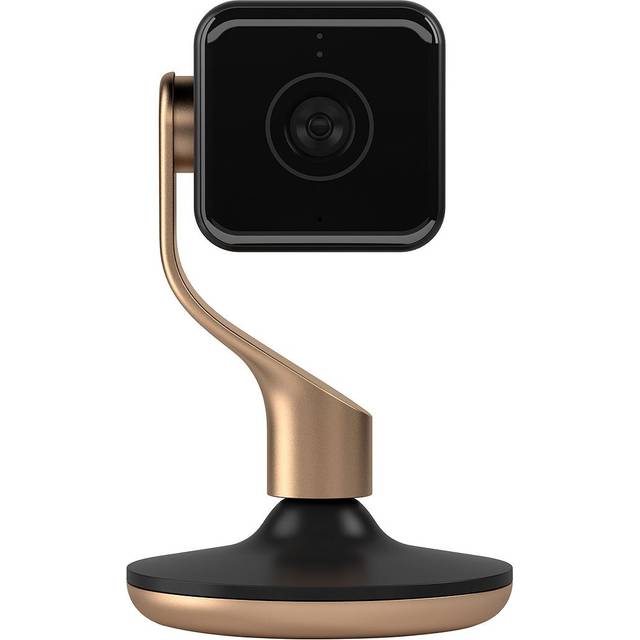 Hive View Smart Indoor Camera - Black and Brushed Copper