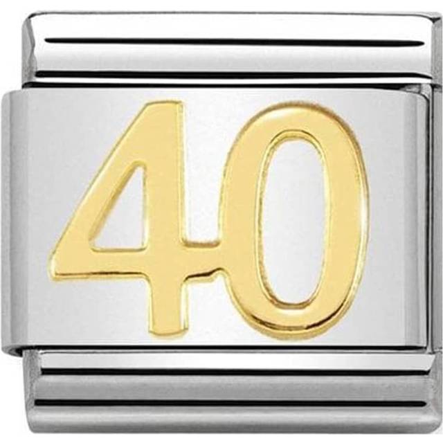 Nomination Classic Gold 40 Number Charms