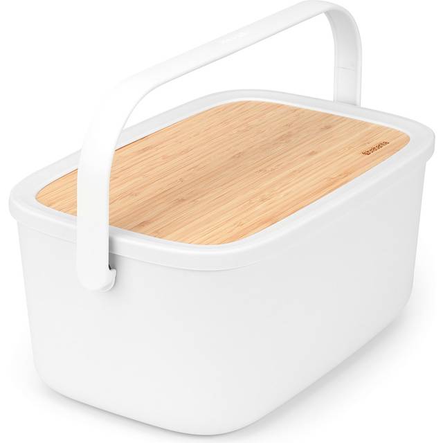 Brabantia Nic Bread Bin - Dark Grey, Grey