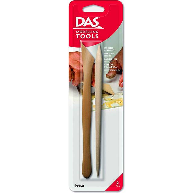 Hardwood modelling tools 2 pcs