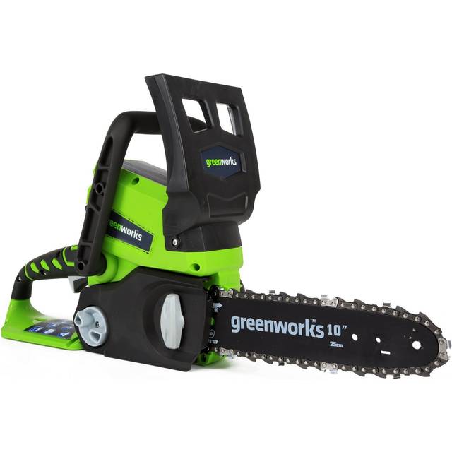Greenworks G24CSK2 24V Chainsaw c/w battery and charger