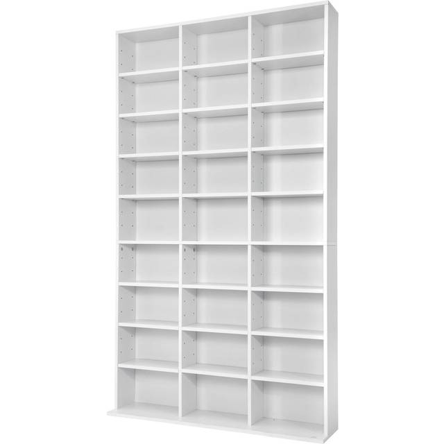 CD Shelf Unit Christel - 27 compartments for up to 1080 CDs - black