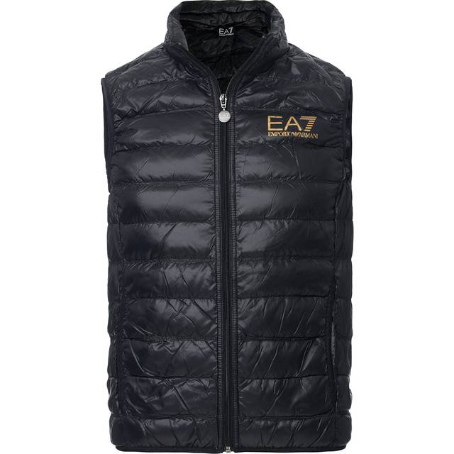 EA7 Herr Down Gilet, Svart, L