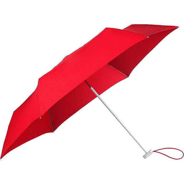 Samsonite Alu Drop S - Safe 3 Section Auto Open nära paraply, 28,5 cm, tomat