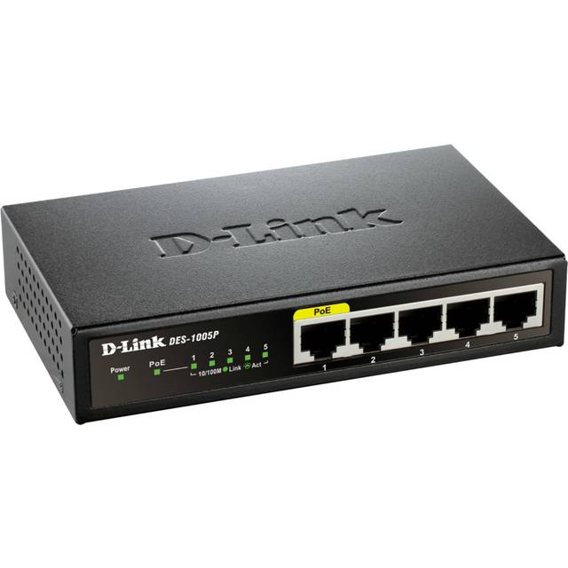 D-Link DGS-1005P/E POE+ 60W