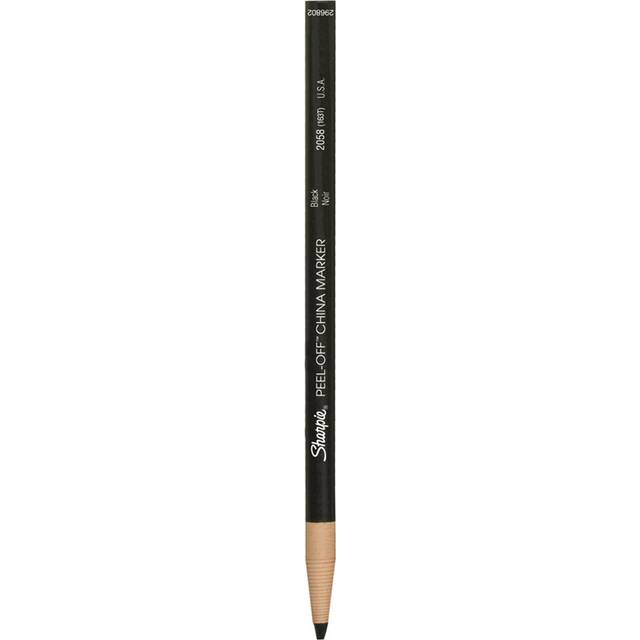 Peel-off China Marker Black