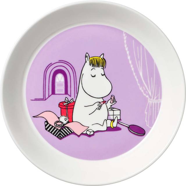 Moomin Arabia Snorkfröken lila Mumintallrik Lila