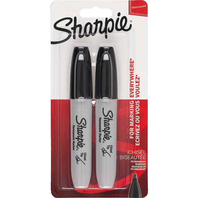 Sharpie 2 Black Chisel Point Permanent Markers