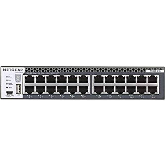 NETGEAR M4300-24X Managed L3 10G Ethernet (100/1000/10000) 1U Black