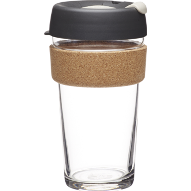 KeepCup Cork Brew Black L - 16oz / 454ml (One size)