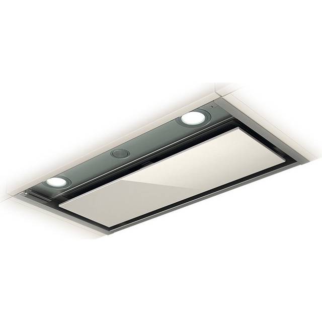 Elica BOXIN-HE-120 Integrated Hood - White Glass / Stainless Steel