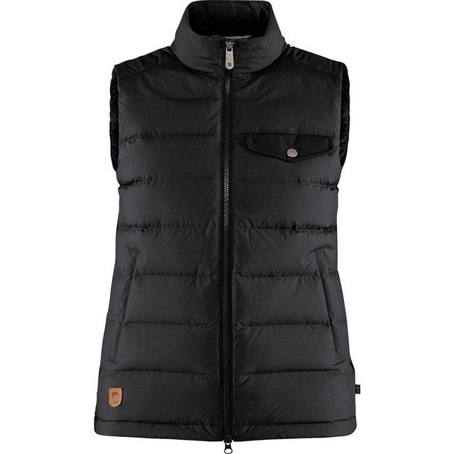 Fjallraven dam Greenland dunfoder väst W sportjacka SVART XS