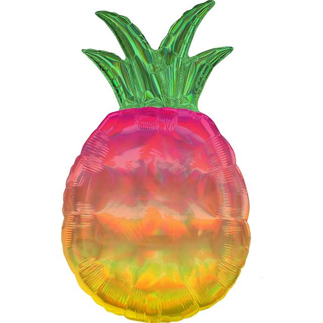 foil Balloon Holographic Pineapple 43 x 78 cm