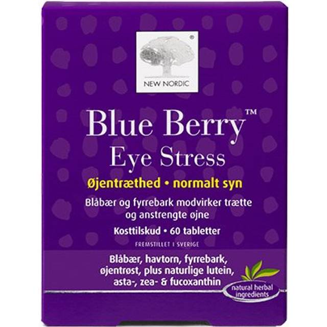 New Nordic Blue Berry Eye Stress - 60 Tabletter
