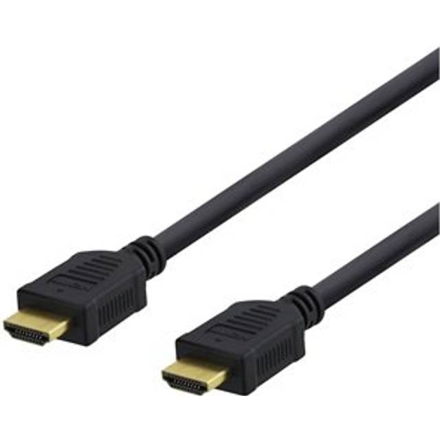 DELTACO High-Speed HDMI-kabel, 7m, Ethernet, 4K UHD, svart