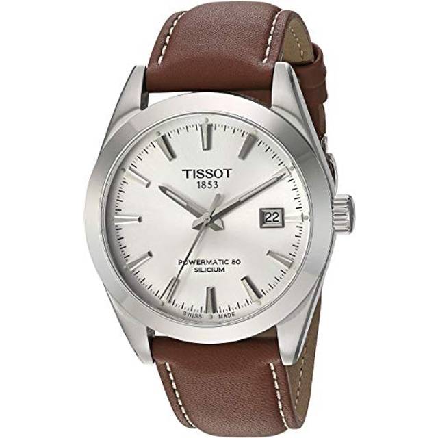 Tissot Watch Gentleman Powermatic 80 Silicium D - Silver
