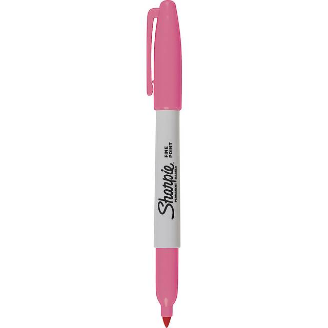 Sharpie Fine Point Permanent Marker Pink Fine Tip - Permanent Markers (Pink  Fine Tip  Multicoloured  Fine  Metal  Paper  Plastic  AP)