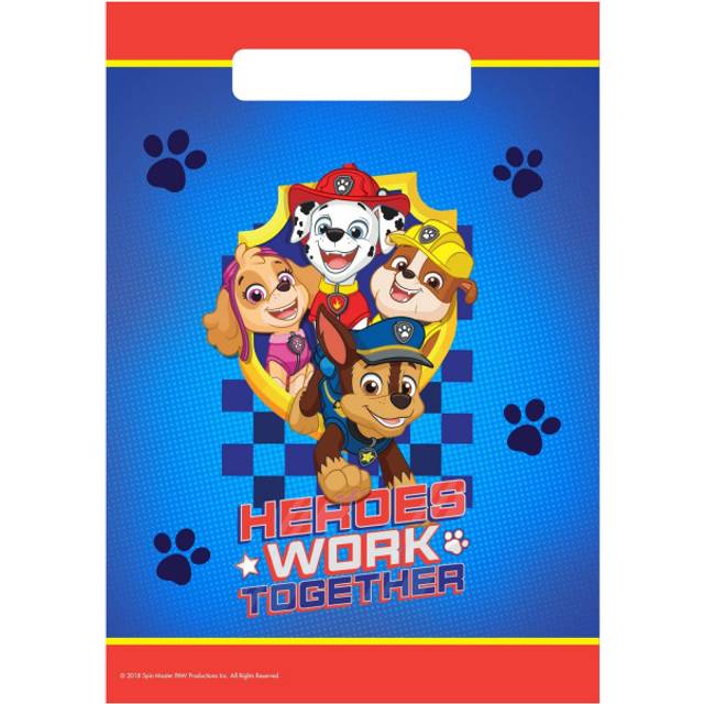 Mitgebseltütchen "Paw Patrol", 8er, 23cm x 16,5cm