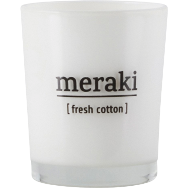 Meraki Scented Candle 5,5x6,7 cm Fresh Cotton