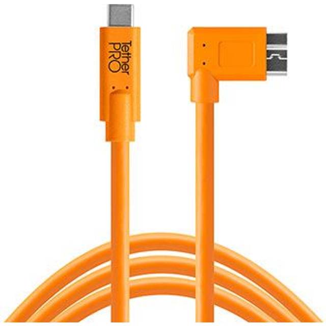 TetherTools TetherPro USB 3.0 to USB-C Right Angle Pigtail Adapter
