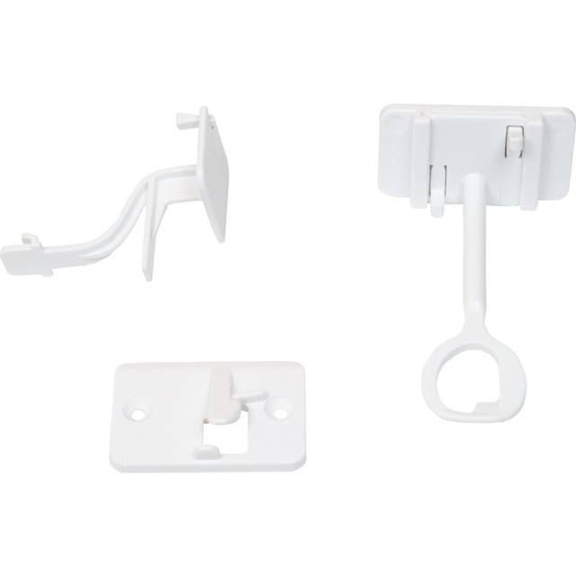 Fred Pack of 2 Lower Drawer Catch-White