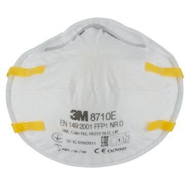 3M Respirator P1S Dust Unvalved- you get 20
