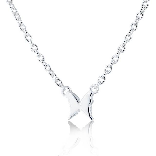 Carolina Gynning - Halsband Petite Papillion - Silver