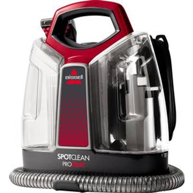 BISSELL SpotClean ProHeat, Dammsugare Tvätta Mattor, Mattvätt med HeatWave-Teknologi, Kompakt Klädseltvätt, Våtdammsugare för Mattor, Bilar, Soffor, Madrasser och Mer, Kraftfull 330W Motor, 36988