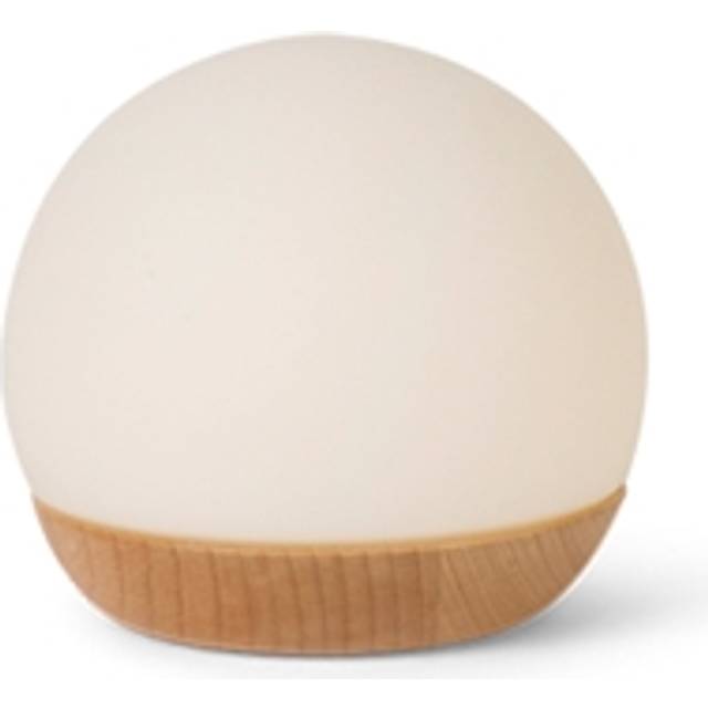 Spring Copenhagen Spring Snowball Portabel Bordslampa Ø11 Cm Vit - Portabla lampor Munblåst Glas Vit - SC5005