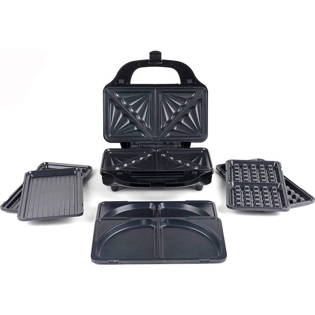 SALTER EK6343MBLK Snack Maker - Black & Stainless Steel, Stainless Steel