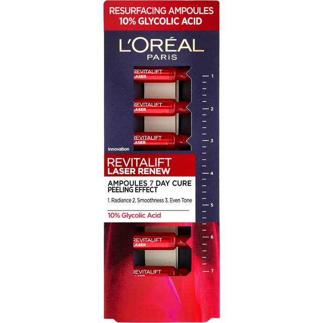 L'Oreal Paris Revitalift Laser Ampoules 10% Glycolic Acid Peel (7x1.3ml)