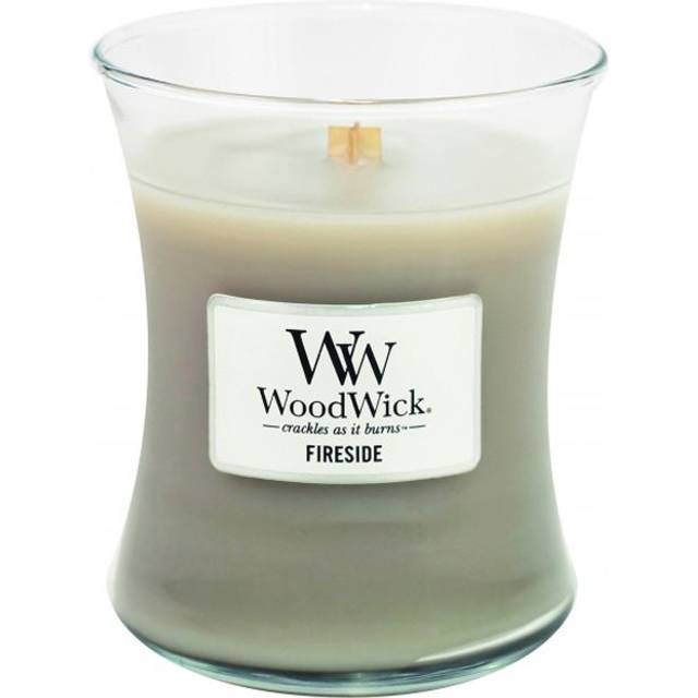 WoodWick Medium Hourglass Candle - Fireside Universal