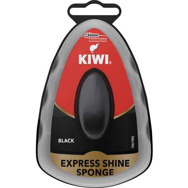 KIWI Express Shine- Omedelbar glansig svamp, kiwi, färg: svart