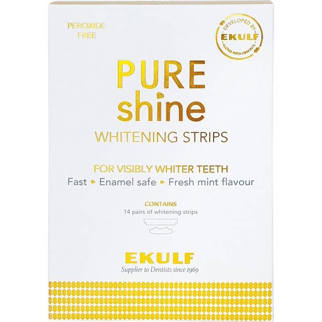 Ekulf PURE shine Whitening strips, blekningsremsorna 14 st