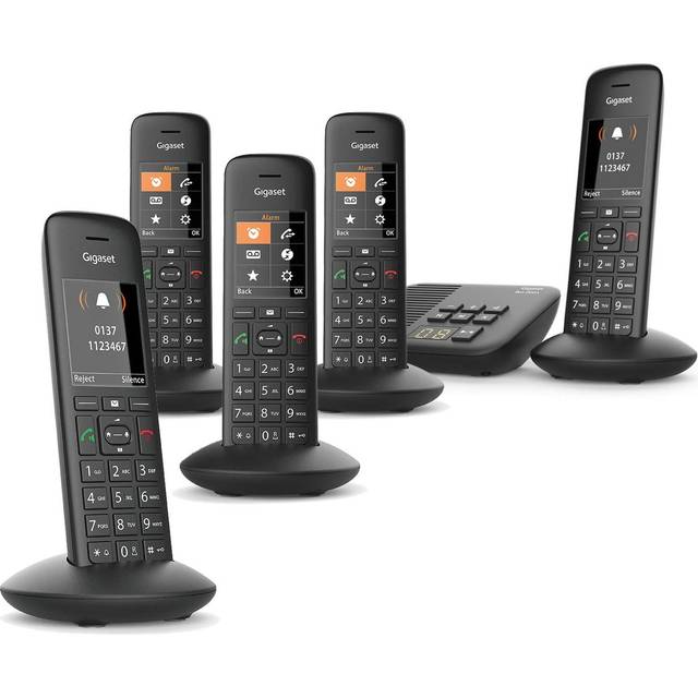 Siemens Gigaset Premium C575A Cordless Phone, Five Handsets with Answer Machine