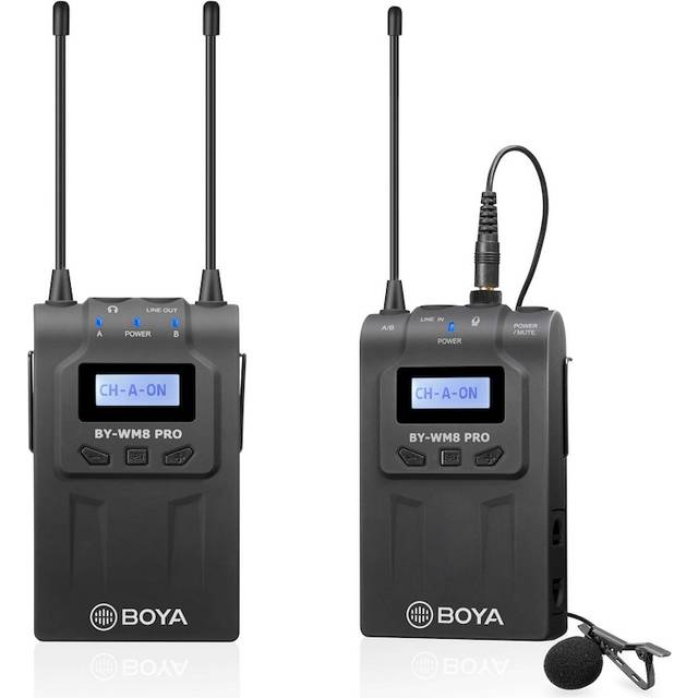 Boya UHF Lavalier trådlöst ljud system BY-WM8 Pro-K1