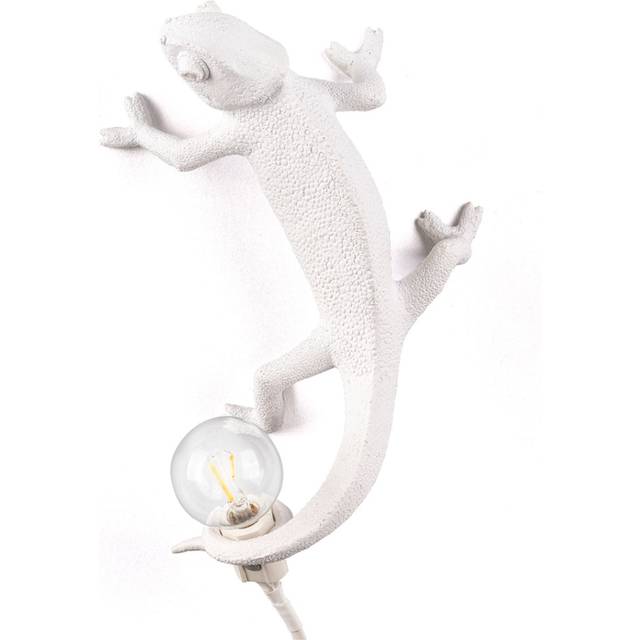 Seletti - Chameleon Lamp Going Up Vägglampa - Vit