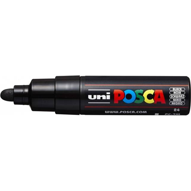 Uni : Posca Marker : PC-7M : Bullet Tip : 4.5 - 5.5mm : Black