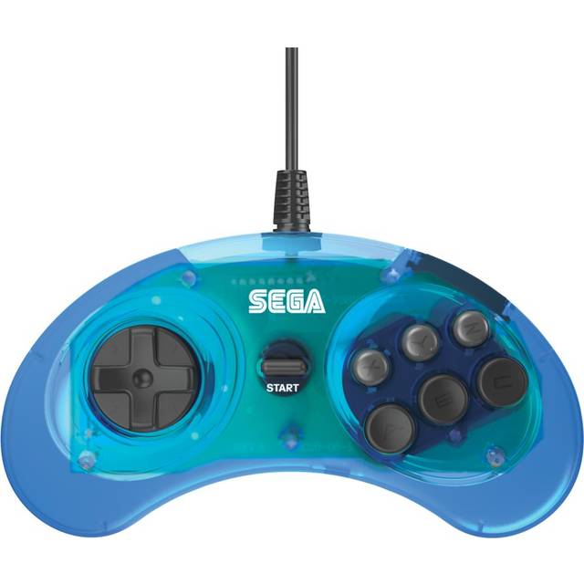 Retro-Bit SEGA Mega Drive 8-Button USB Blue