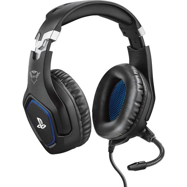 23532 GXT 488 ForzeB Officially Licensed for PlayStation Gaming Headset for PS4 and PS5 with Flexible Microphone and Inline Remote Control Blue