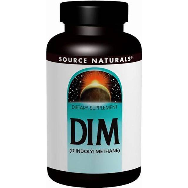 Source Naturals  DIM  100 mg  60 Tablets