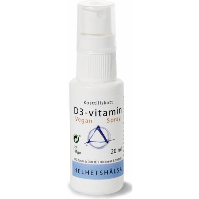 Helhetshälsa D3-vitamin Spray, Vegan 150 doser