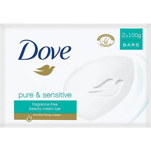 Dove Sensitive Skin Beauty Cream Bar 100g 2 Pack
