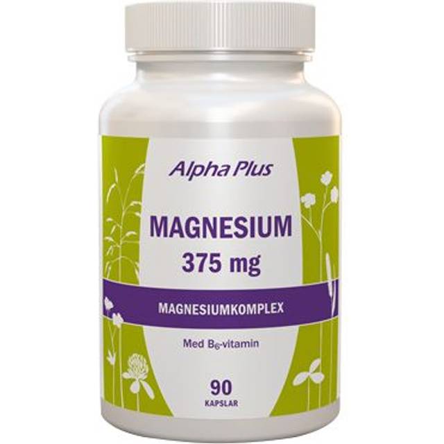 Alpha Plus Magnesium 375 mg 90 kapslar