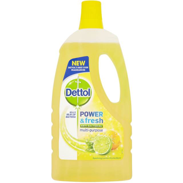 Dettol Clean & Fresh Multipurpose Sparkling Lemon & Lime Burst 1L